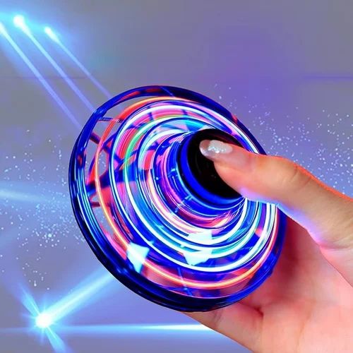 Flying Spinner Toy – Hand-Controlled Mini UFO Drone | Fidget Spinner Fun for Kids & Teens (Ages 8+) | Indoor & Outdoor Play – Blue